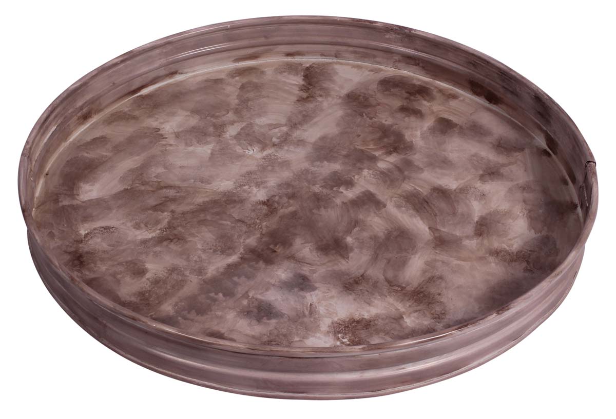 Catchall Tray – Round Shaped – Cast in Iron – Antique Brown Finish – Vintage-Look Holders & Organizers – Home & Kitchen  - Buy in Bulk Wholesale
